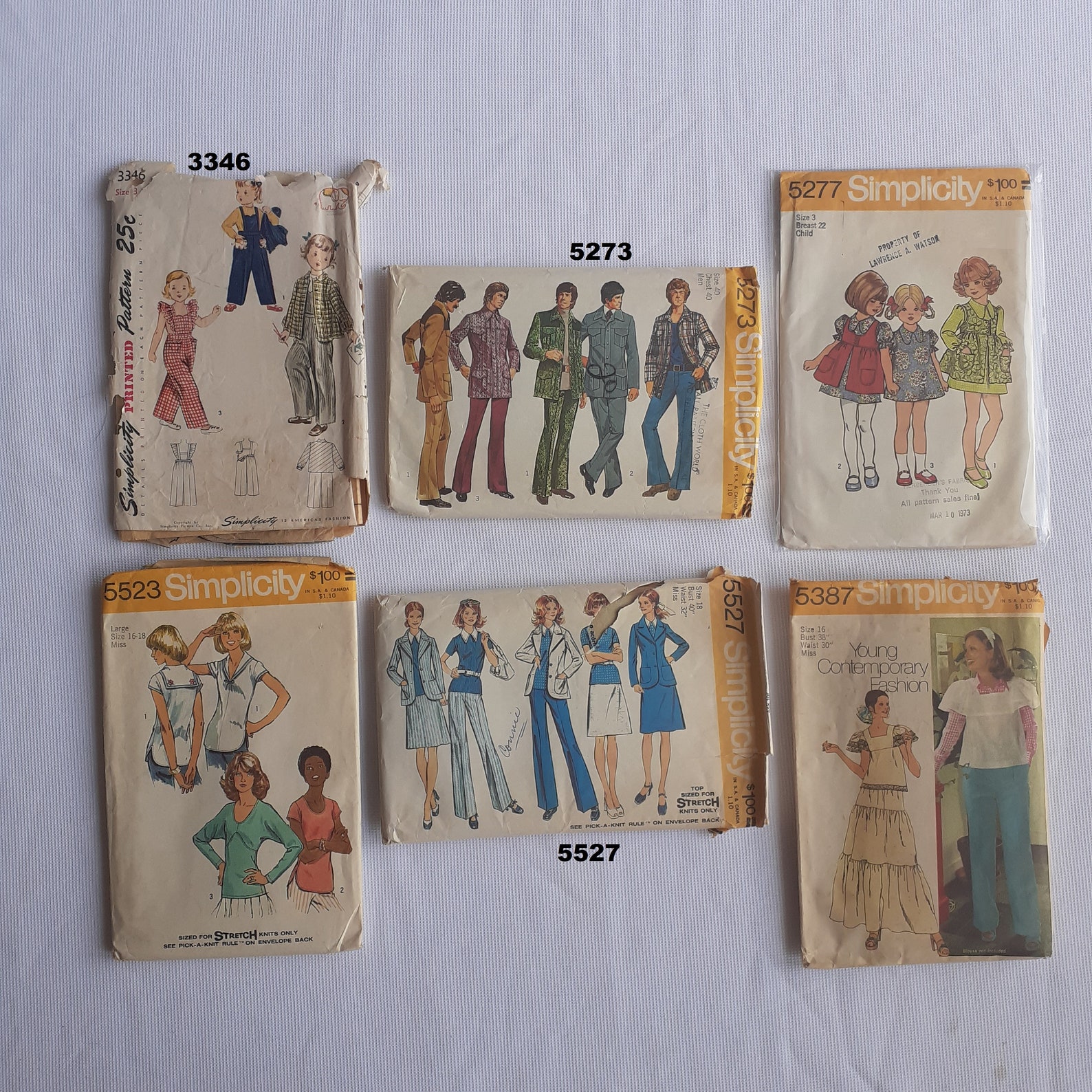Old Vintage Simplicity Sewing Patterns 60s, 70s, 80s, 90's Retro - Etsy