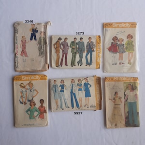 Old Vintage Simplicity Sewing Patterns 60s, 70s, 80s, 90&#39;s Retro