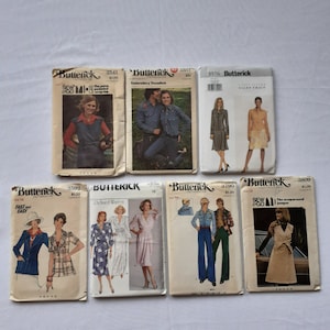 Old Vintage Butterick Sewing Patterns 40s, 50s, 60s, 70s, 80s 90s 00s ...
