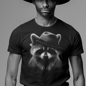 Funny Raccoon Shirt Street Cat Tee Cute Raccoon Tee Gifts Hipster Trash Panda Tee Raccoon Fashion T-shirt