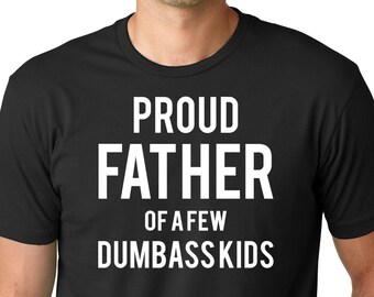 Camiseta divertida de papá: Padre orgulloso de hijos tontos, regalo del Día del Padre