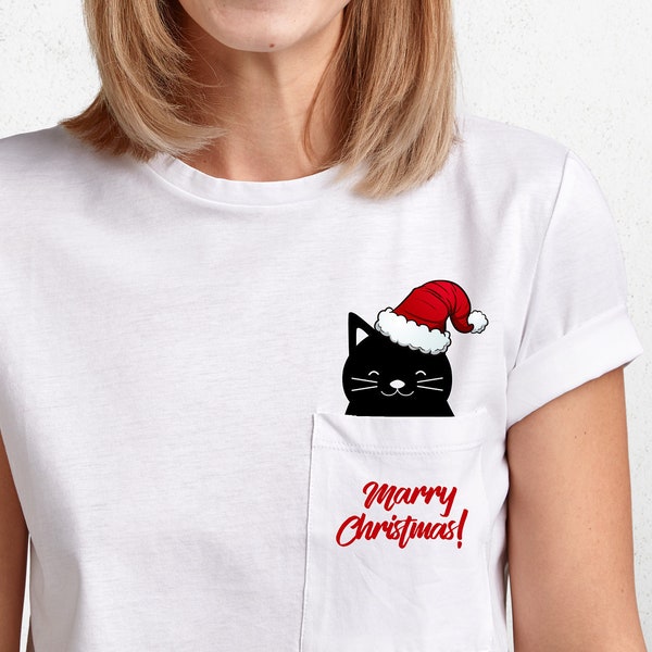 Pocket Middle Finger Cat Shirt Etsy