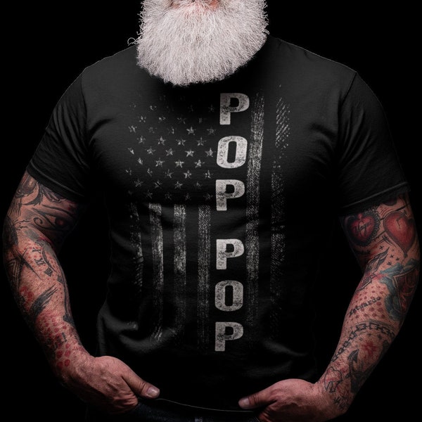 Pop Pop Shirt, New Pop Pop Gift, Pop Pop Shirt, USA Pop Pop Shirt, Pop Pop Gift, Fathers Day Gift, Papa, Grandpa, Patriotic Shirts