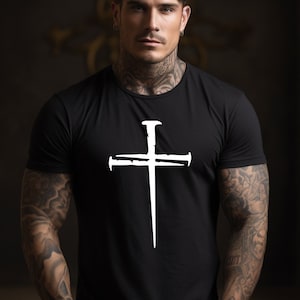 Cross T-shirt, Christian  Inspirational t-shirt, Christian Shirt, Faith based apparel, Christian T-shirt, Christian gift, Jesus T shirt
