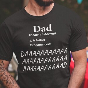 Dad Definition Shirt Fathers Day Gift For Father T shirt Funny Gifts For Dad Humor Shirts For Men Best Dad Gifts
