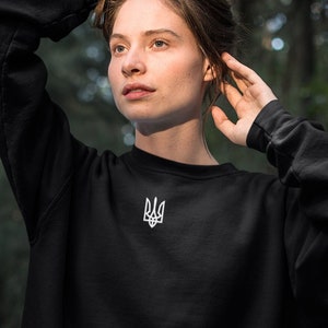 Ukrainian Sweatshirt, Ukraine Sweatshirts, Zelensky Sweatshirt, Ukrainian Gift, Ukraine Coat Of Arm Sweatshirt, Trident Sweatshirt
