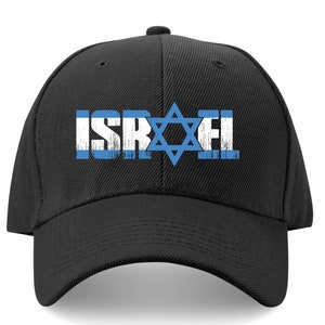 Israel Nationaler Hut israelisch Flagge, israelischer Davidstern verstellbarer Hut, israelischer Erbhut