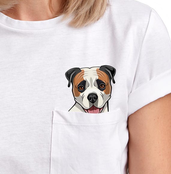 English Bulldog In Pocket Shirt English Bulldog In Pocket Shirt