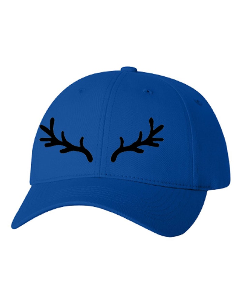 Reindeer Horns Christmas Cap Baseball Cap Gift Cap Christmas Etsy