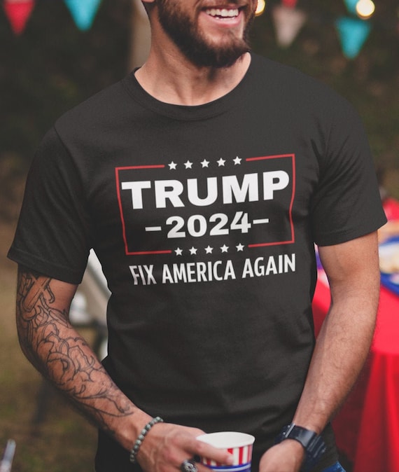 Buy Trump 2024 Shirts Fix Again MAGA Trump 2024 T Shirt Online in India -
