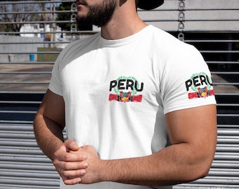 Peru T-Shirt | Peruvian Flag Shirt | Peru Logo Tee | Peruvian Pride T-Shirt | Peruvian Heritage Gift for Men & Women