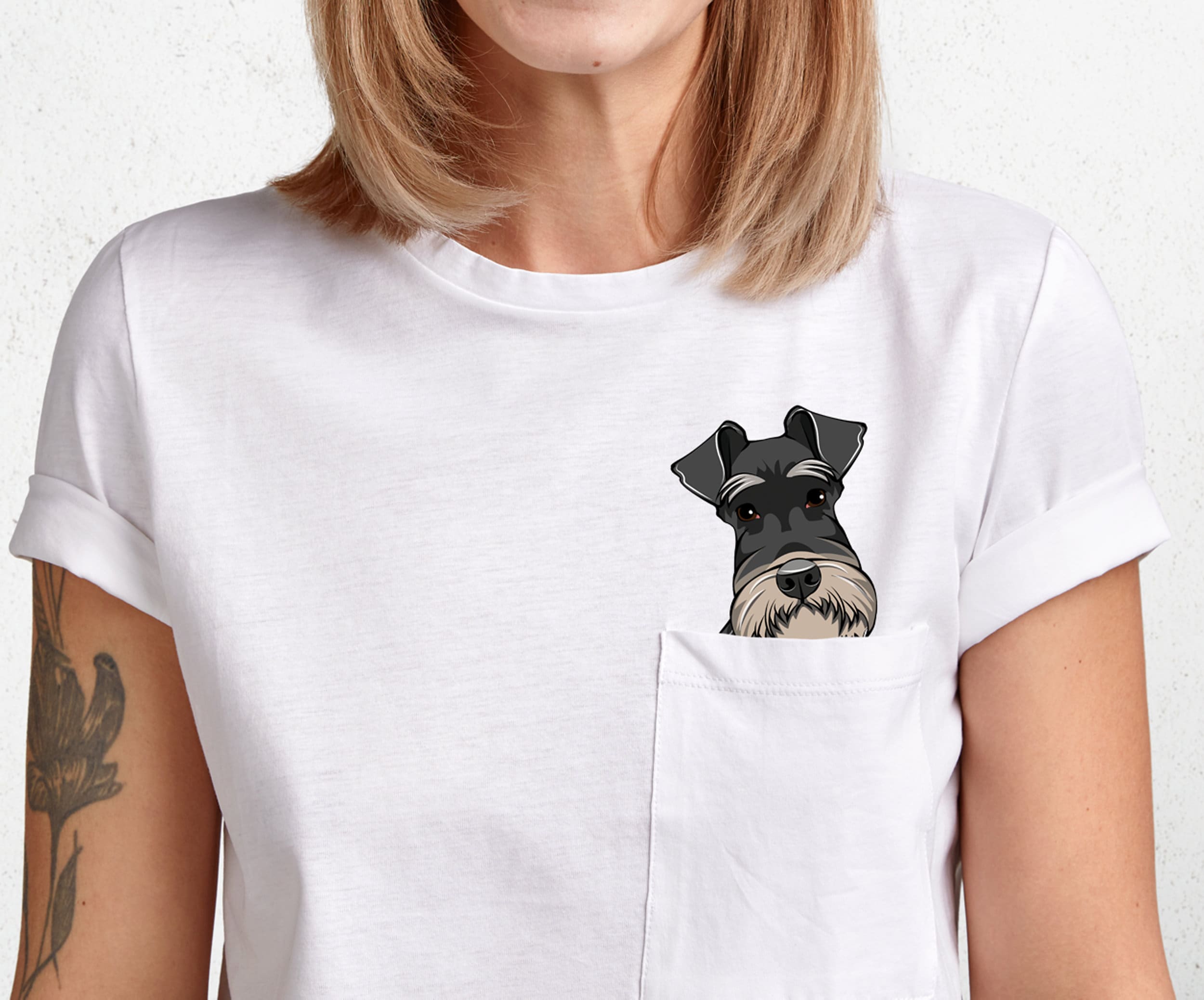 Dog In Your Pocket Miniature Schnauzers T Shirt Shirt Dog In Your Pocket Miniature Schnauzers T Shirt Shirt