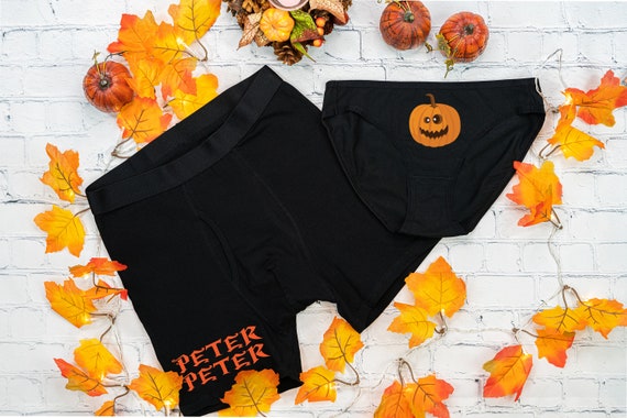 Halloween Couples Underwear Set Husband Gift Wife Gift Unique