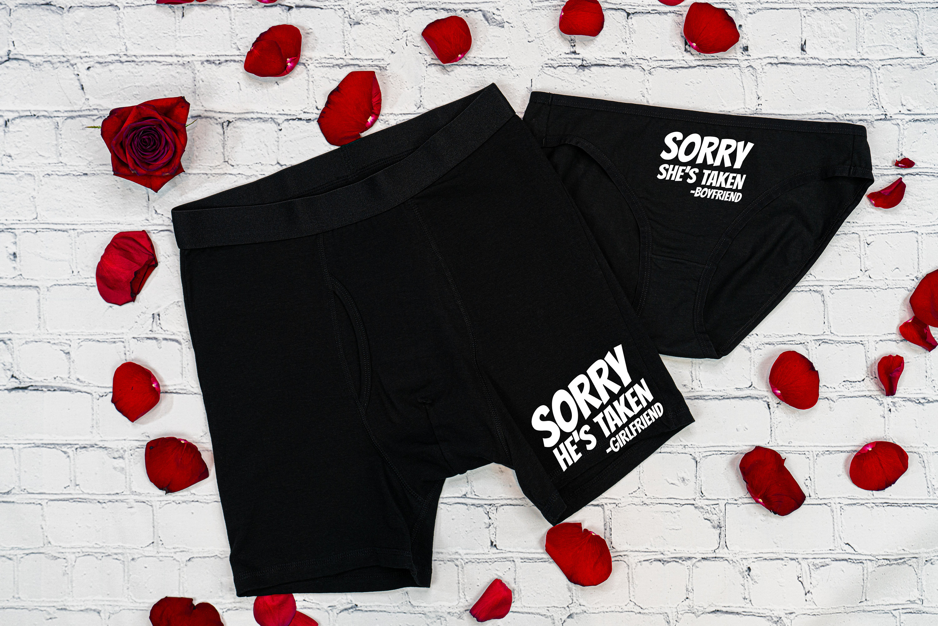 Your Lucky Day Sexy Couple Matching Underwear, Valentines Day Gift,  Matching Underwear Couple Set, His and Hers Underwear, Matching Undies 