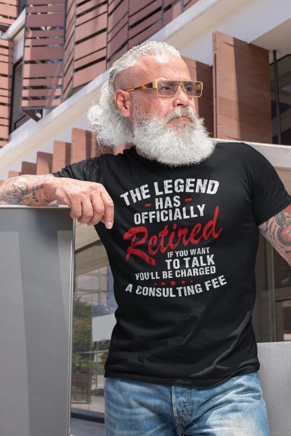 The Legend Has Officially Retired Funny Retirement T-Shirt