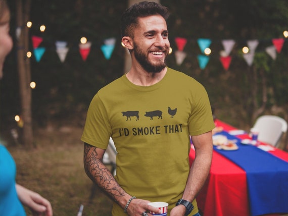 Funny Bbq Grill T Shirt Grilling Father Gift I'd Smoke That Funny Bbq Grill T Shirt Grilling Father Gift I'd Smoke That