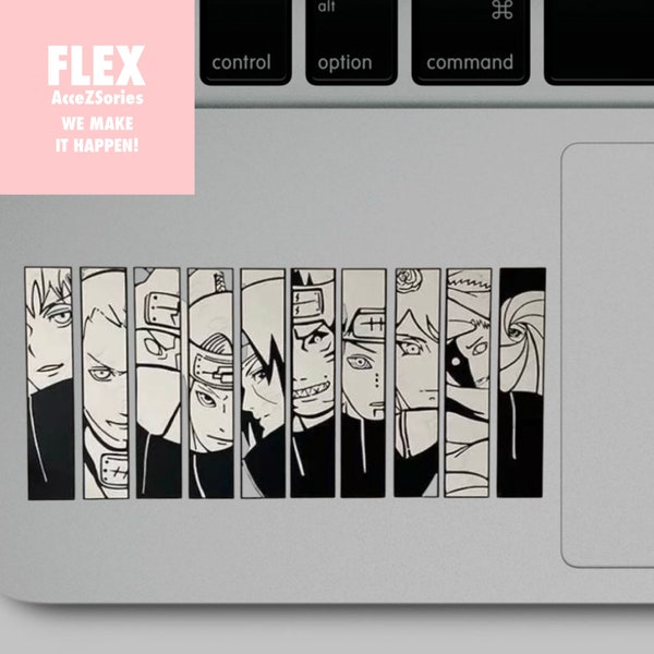 Anime Ninja Set Vinyl Decal Sticker for Laptop Macbook iPad Water Bottle Notebook Computer, anything!