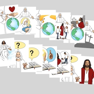 He Sent His Son - Primary Singing Time Visuals Packet