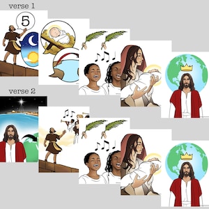 Samuel Tells of the Baby Jesus- Primary Singing Time Visuals Packet