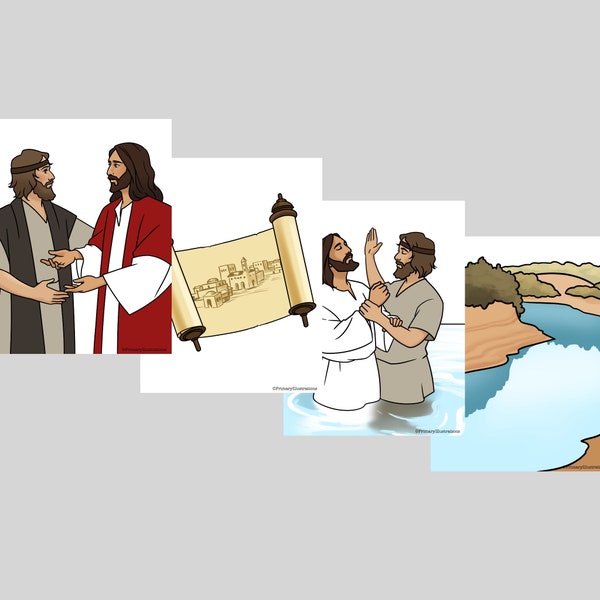 Baptism - Primary Singing Time Visuals Packet