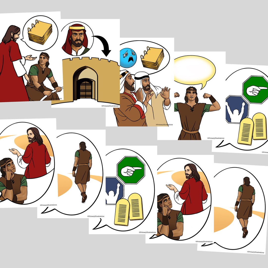 Nephi's Courage Primary Singing Time Visuals Packet - Etsy