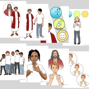 Jesus Once Was a Little Child  - Primary Singing Time Visual Packet