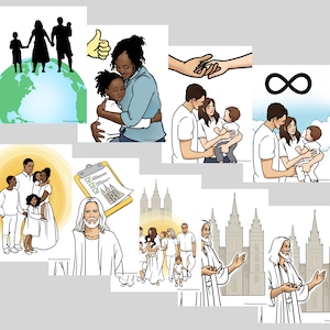 Families Can Be Together Forever - Primary Singing Time Visuals Packet