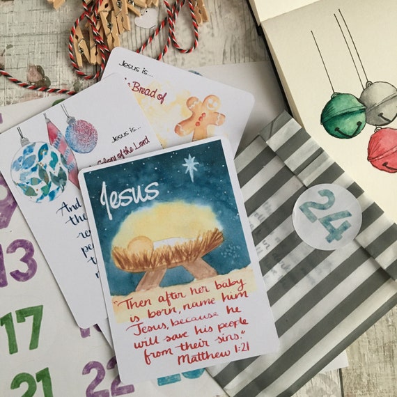 Show Me Jesus Printable Advent Calendar DIGITAL DOWNLOAD