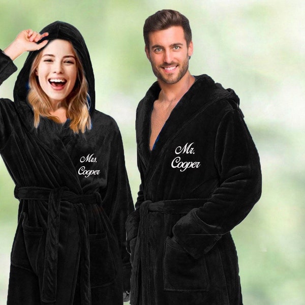 His and Hers Spa Bathrobes Etsy