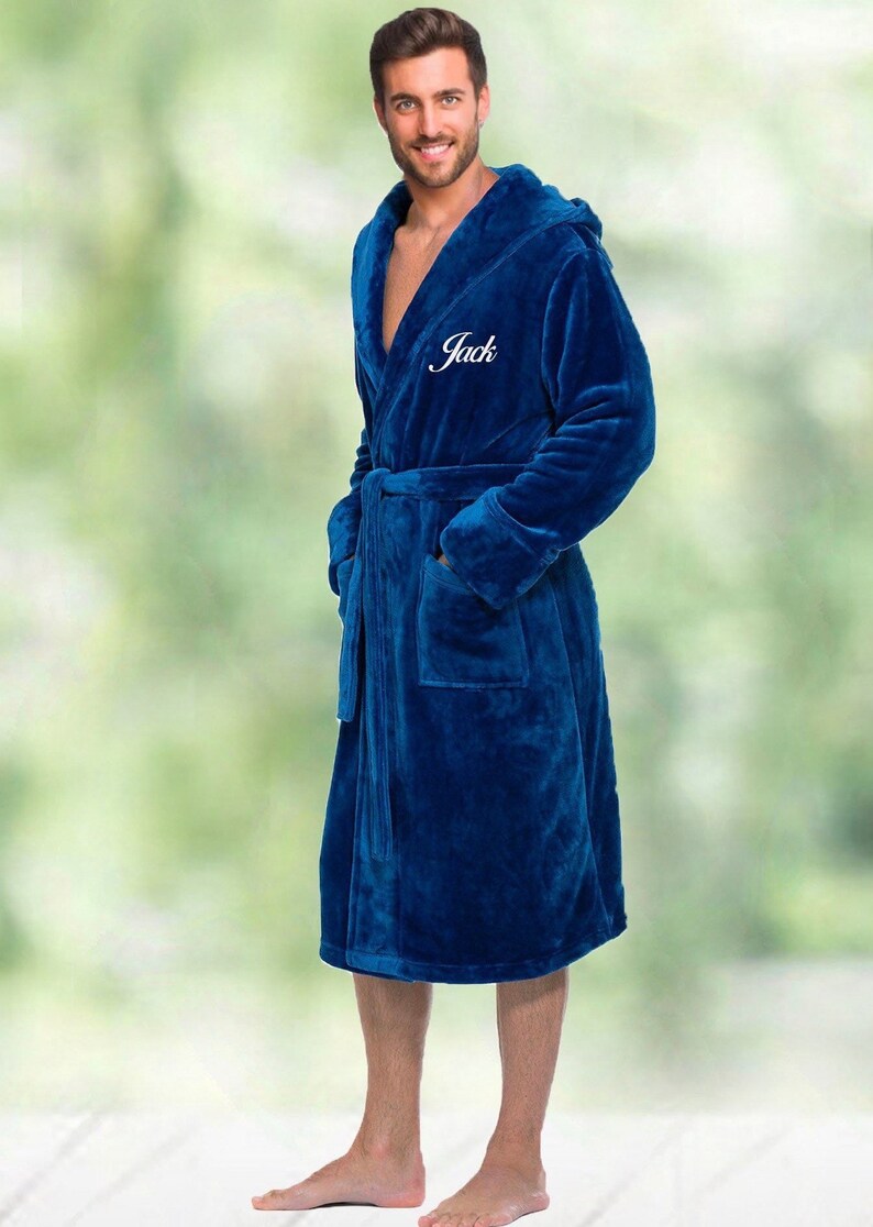 Personalized Robe for Men Custom Embroidered Robe Etsy