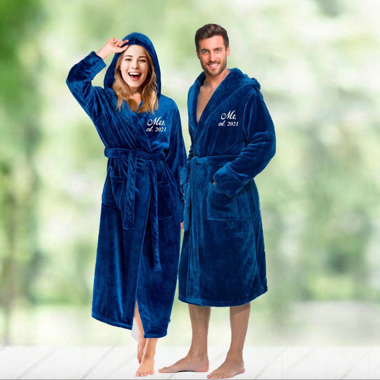 Personalized Couples Robes Set. Mr Mrs Robes Custom Etsy