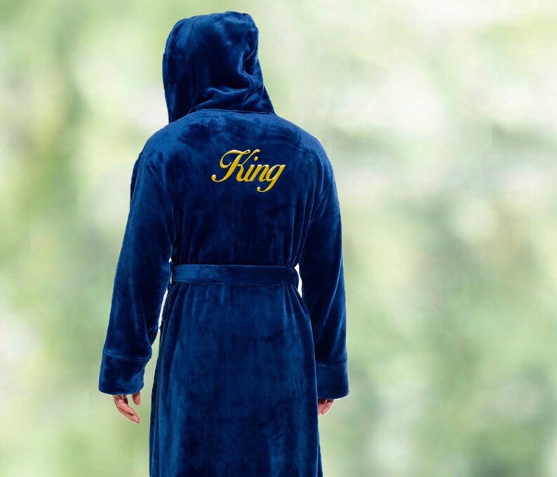 Personalized Robe for Men Custom Embroidered Robe Etsy