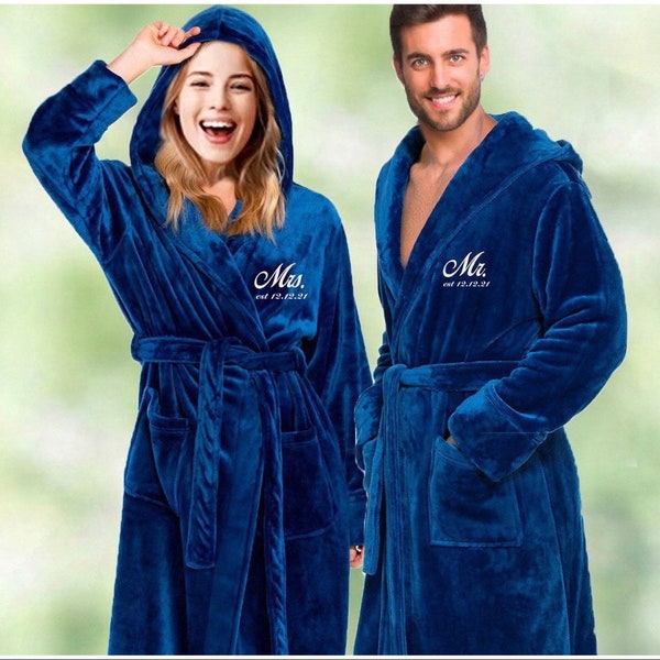 Couples Robes Etsy