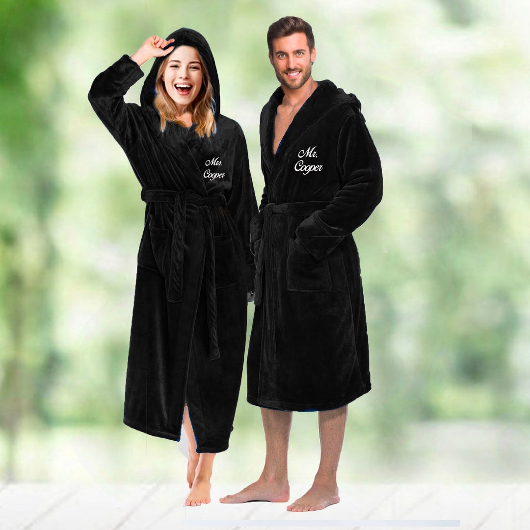 Personalized Mr Mrs Robes His and Hers Robes Personalized Etsy