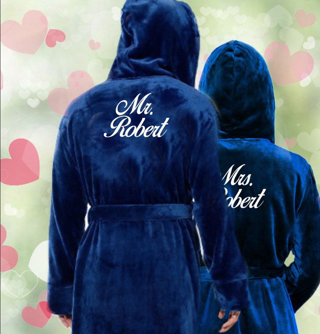 Custom Bathrobe for Couples Robes Matching Gifts for Couples Wedding