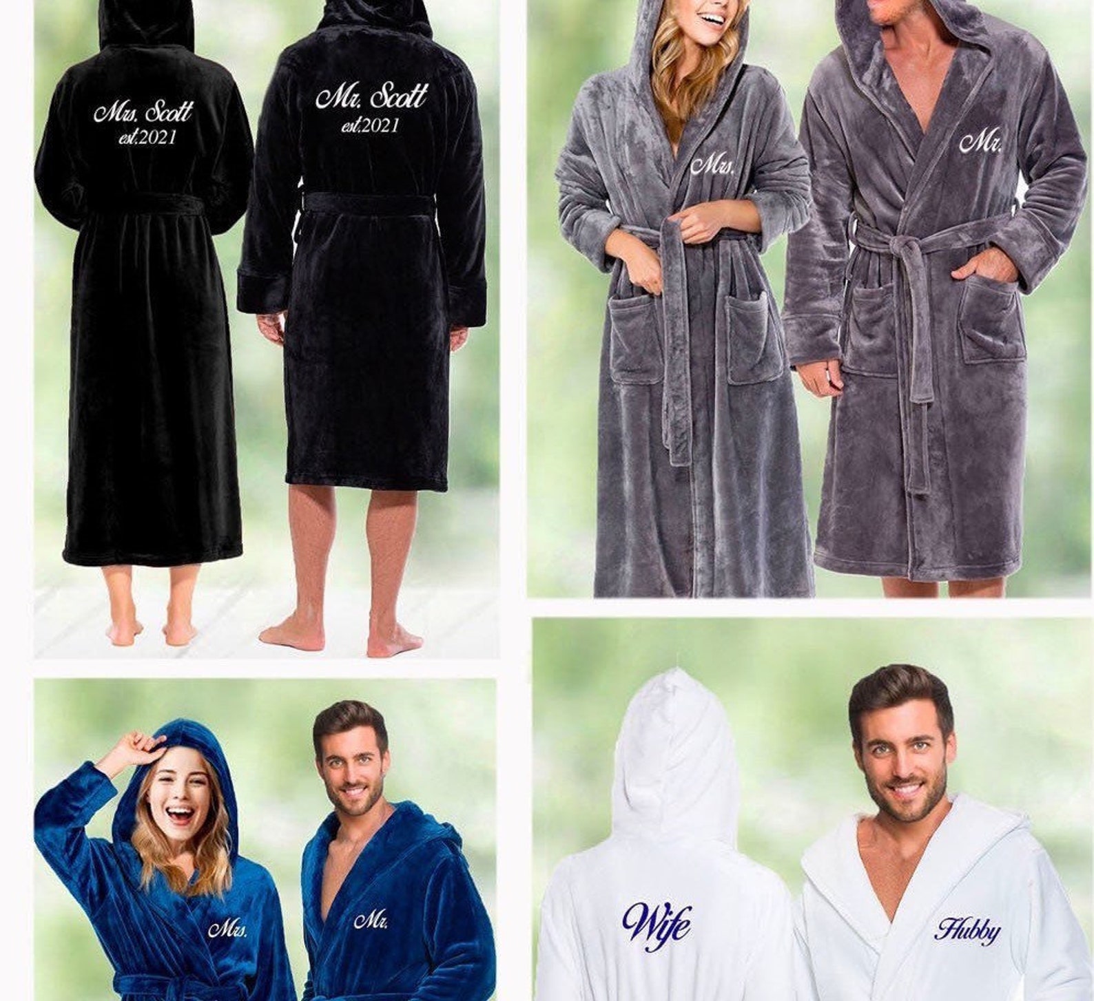 Personalized Robe for Men Custom Embroidered Robe - Etsy