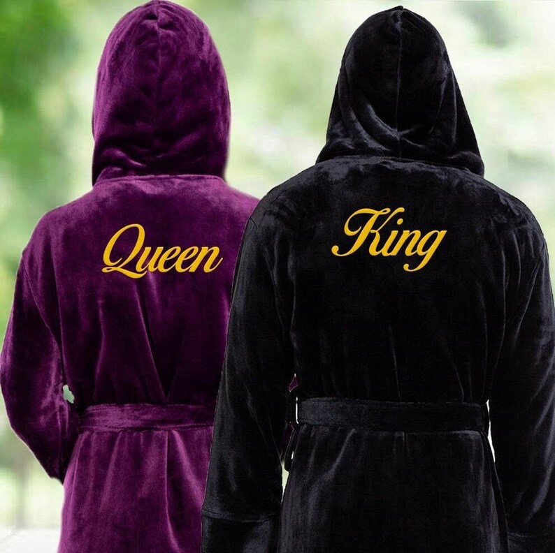 Monogram Mens Robe Luxury Long Bathrobes Custom Embroidered Etsy