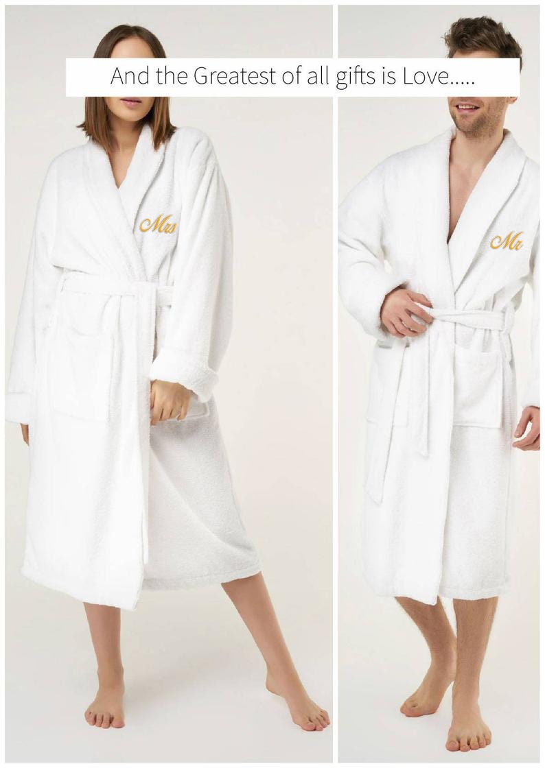 Personalized Robe for men Custom Embroidered Robe Etsy