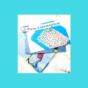 Printable Sensory Break Cards Autism, ADHD, ASD, SEN, communication difficulties, speech delay, Instant download
