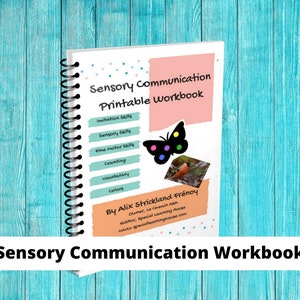 Printable Sensory Communication Workbook for Kids with Autism ABA