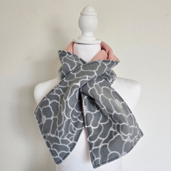 Fleece Keyhole Scarf Etsy