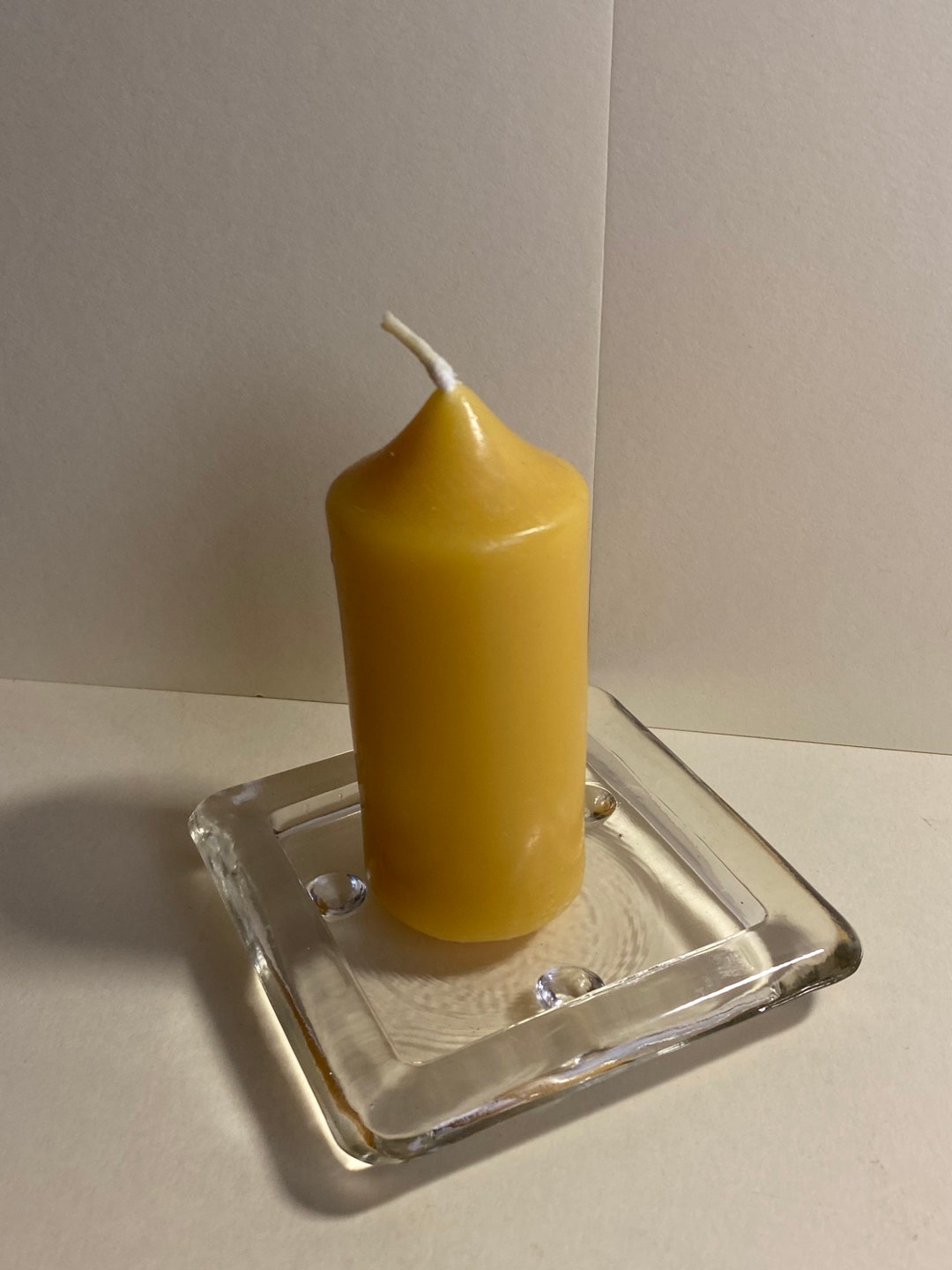 Pure Beeswax Church Candle Medium Etsy UK