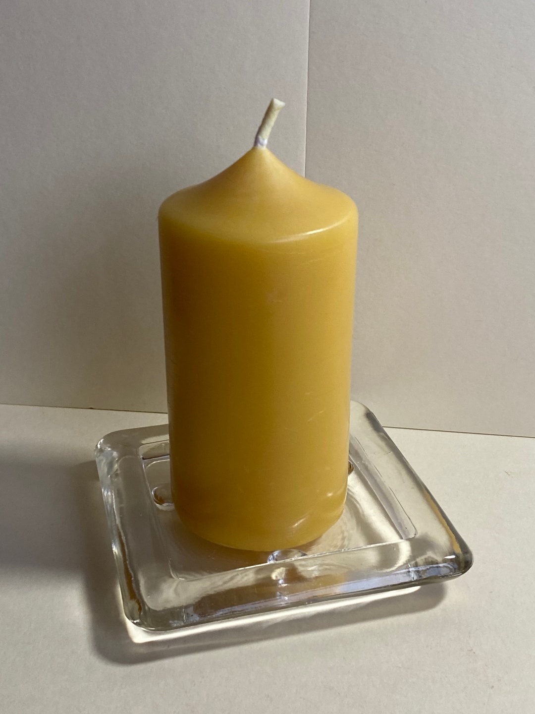 Pure Beeswax Church Candle Large Etsy UK