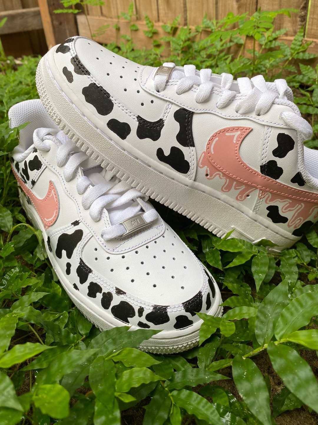 cow print af1