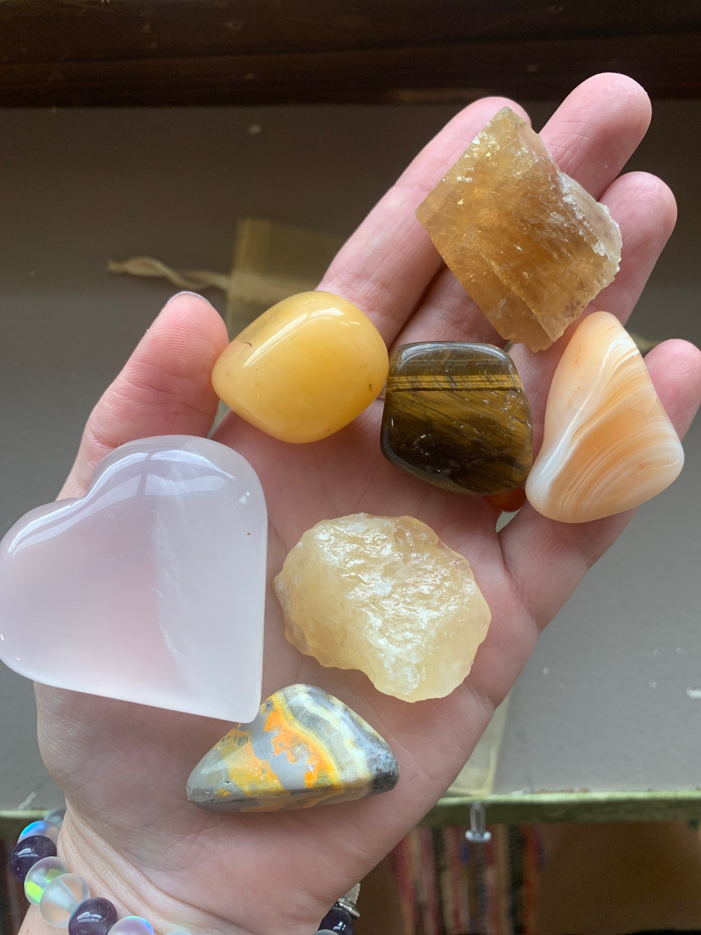 Crystal Kit for Self Confidence. Set of 7 crystals Reiki Etsy