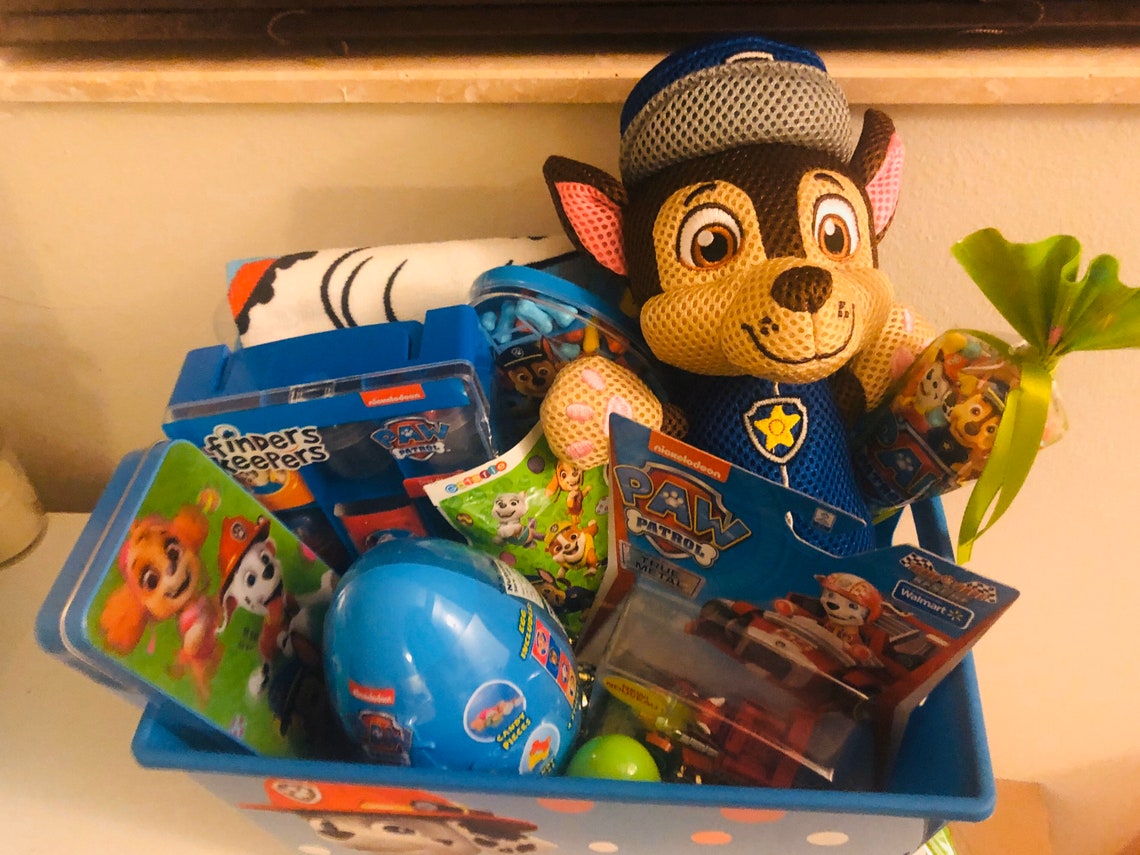 Paw Patrol Inspired Easter Basket Etsy