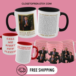 3 STILE | Ist dir das schonmal passiert Tasse | Mitch Bryant ruf mich bitte sofort an | "Ich glaube, du solltest mit ""Tim Robinson"" Kaffeetasse verlassen