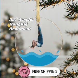 Für die Zip Line Weihnachtsbaumschmuck einzeln oder im Set | ITYSL Liebevoll Sommer | Ich denke, Sie sollten mit Tim Robinson Zipline gehen