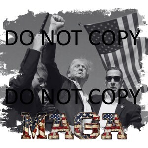 Trump PNG, Bulletproof Trump President 2024, MAGA Trump, American Flag Printable Trump Design, Sublimation Design, Printable PNG Design