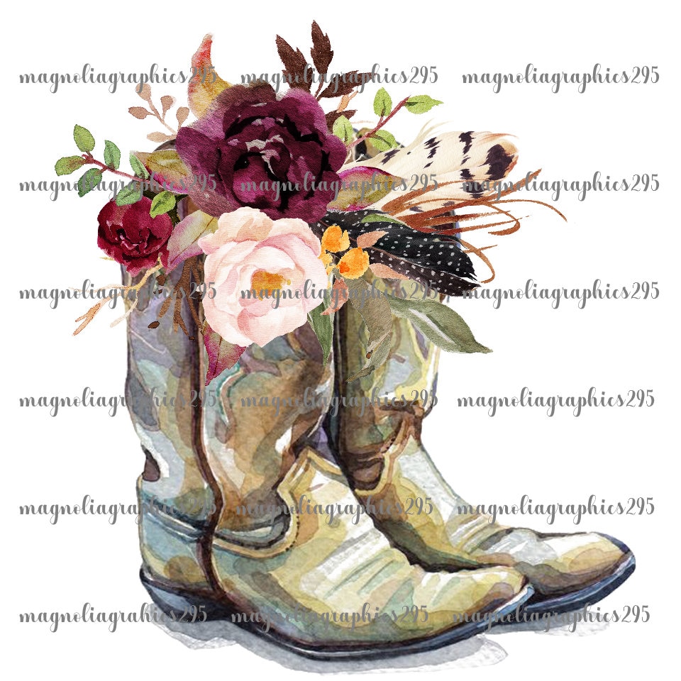 Cowgirl Boots Flowers PNG Floral Boots Sublimation Design - Etsy Cowgirl Boots Flowers PNG Floral Boots Sublimation Design - Etsy